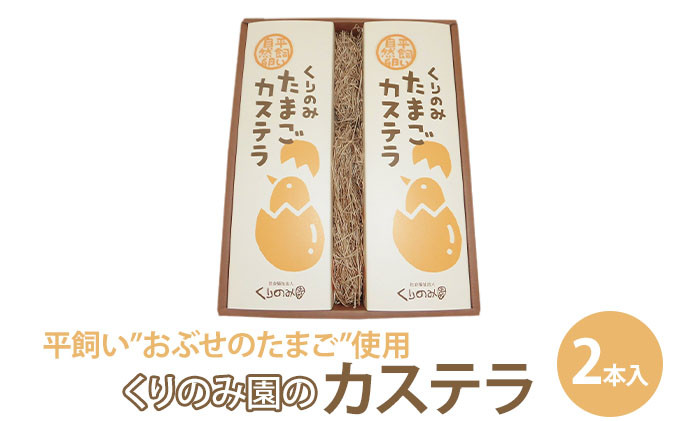 くりのみ園のたまごカステラ(2本入) |  カステラ たまごカステラ たまご スイーツ お菓子 人気 おすすめ ギフト  送料無料  長野県 長野市 信州 信濃 ふるさと納税
