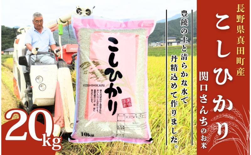 米 令和7年産 コシヒカリ 関口さんちのお米 20kg 1回 回数 お米 精米 白米 ブランド米 ご飯
