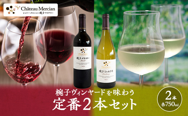 ワイン 椀子ヴィンヤードを味わう 定番 2本 セット 赤ワイン 白ワイン 酒 アルコール