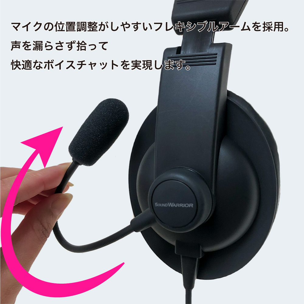 密閉型片耳ヘッドセット SOUND WARRIOR SW-TR1 イヤホン マイク ヘッドホン 周辺機器 オーディオ周辺機器 PC テレワーク 在宅ワーク リモート 城下工業 信州 長野　【 上田市 】