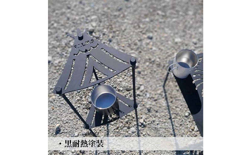 Little Buddy ～尤～ L500【黒耐熱塗装】大サイズ キャンプ アウトドア camp 国内生産 鉄製