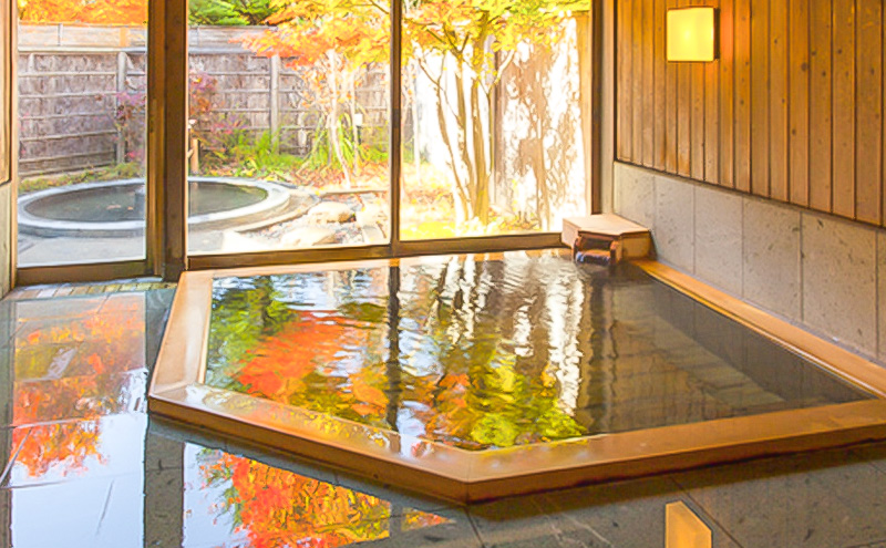 信州の秘湯　三水館　【長沢・渋田見】和室角部屋　平日ペア宿泊券　温泉旅館 鹿教湯温泉 ギフト プレゼント 旅行 カップル ファミリー 誕生日