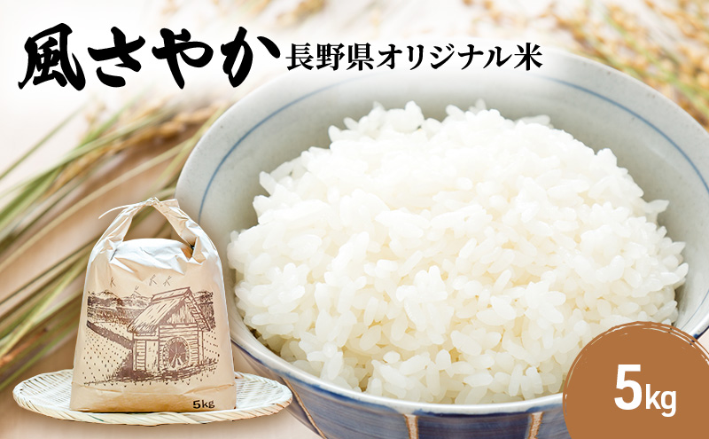米 令和7年産 長野 風さやか 5kg お米 こめ コメ おこめ 白米 精米 5キロ オリジナル オリジナル米 ブランド米 かぜさやか 信州 長野県 上田市 上田