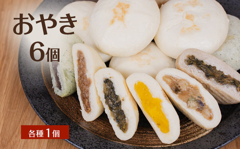 おやき6個 詰め合わせ 各種1個 食べ比べ 種類豊富・懐かしい味 モチモチ食感 冷凍で手軽 ランチ・おやつ・総菜に 長野 信州 郷土料理