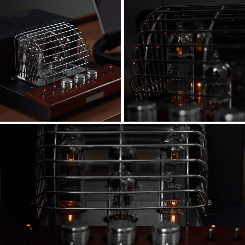 アンプ SOUND WARRIOR USB DAC内蔵真空管プリメインアンプ SWL-T20U-SD オーディオ