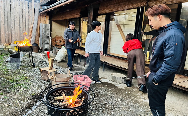宿泊補助券/オプション補助券 15,000円分 チケット 補助券 古民家 築150年 古民家お宿 いがぐり 旅行 バーベキュー 焚き火 花火 囲炉裏 サウナ 薪割り 流しそうめん 上田市 長野県