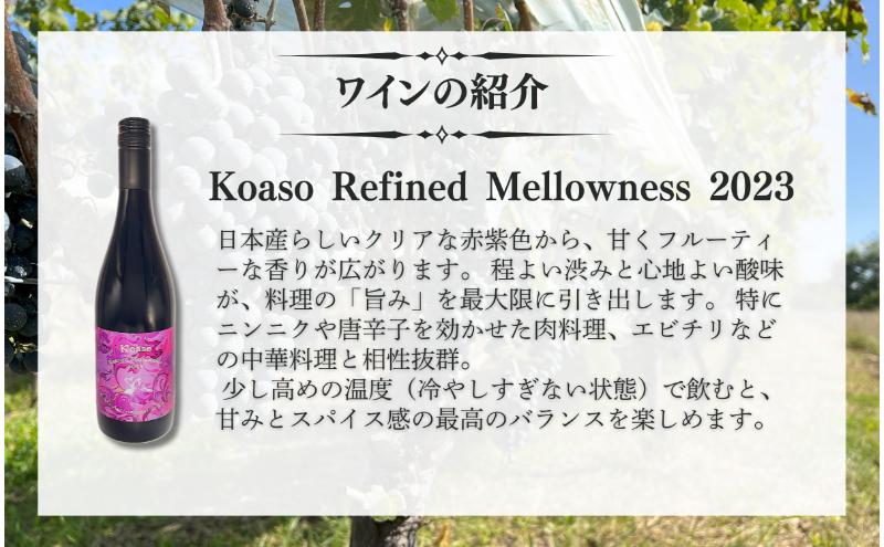 Koaso Refined Mellowness 2023 ワイン 日本ワイン 赤ワイン 赤 上田市