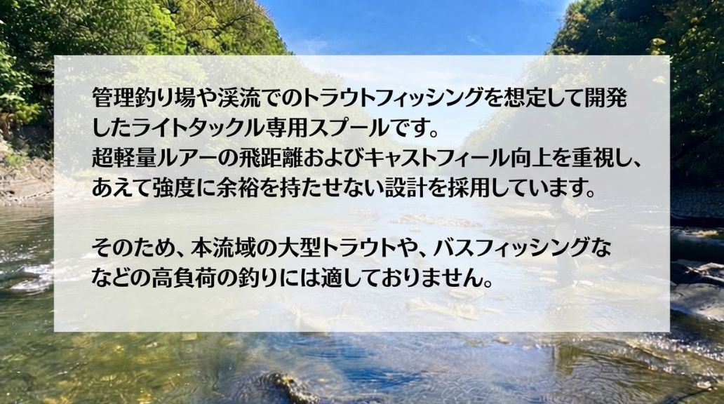 Avail マイクロキャストスプール ABU Ambassadeur 2500C用 トラウトスペシャル 釣り具リール カスタム アベイル 釣り