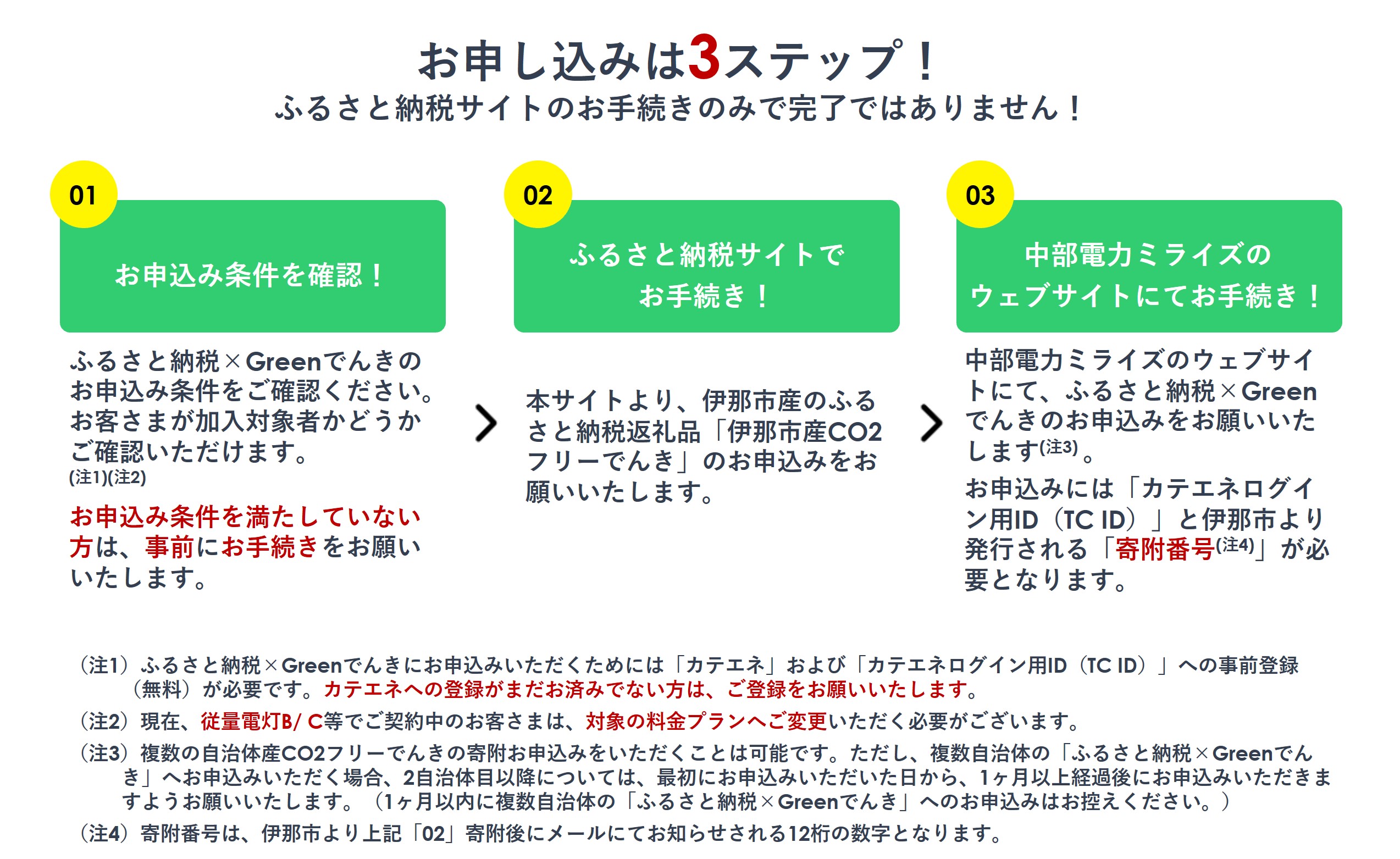 伊那市産CO２フリー電気（100,000円）（注：お申込み前に申込条件を必ずご確認ください）【100-09】