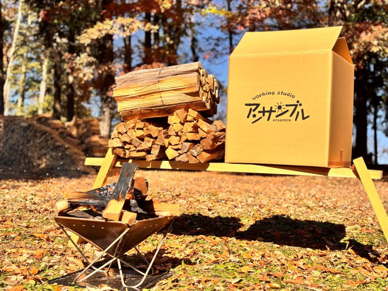 信州伊那谷産 松の薪（焚き付け用）1箱 4束入り 25kg相当×２箱｜松の薪 焚き付け 長野県 伊那市 キャンプ BBQ アウトドア【016-15】