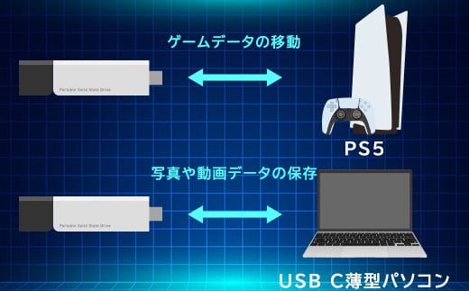 【060-13】ロジテック スリム外付けSSD　1TB　Type-C【LMD-SPDH100UC】