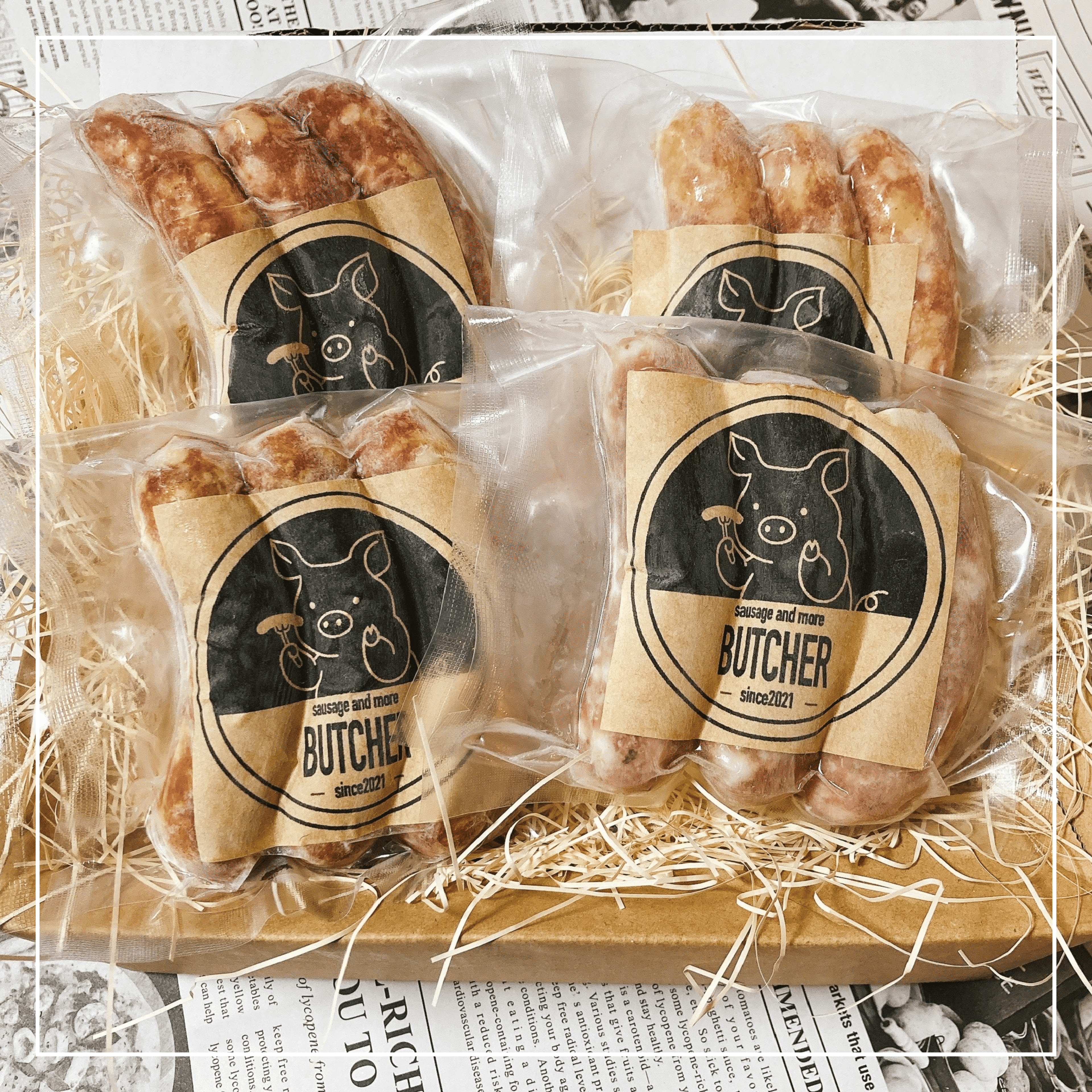 肉 ソーセージ BUTCHER ソーセージ 詰め合わせ 3本（約120g）×4種類 あらびき チーズ チョリソー ハーブ | ソーセージ 肉 手作り 豚肉 優しい 味 長野県産 伊那 ふるさと納税【012-37】