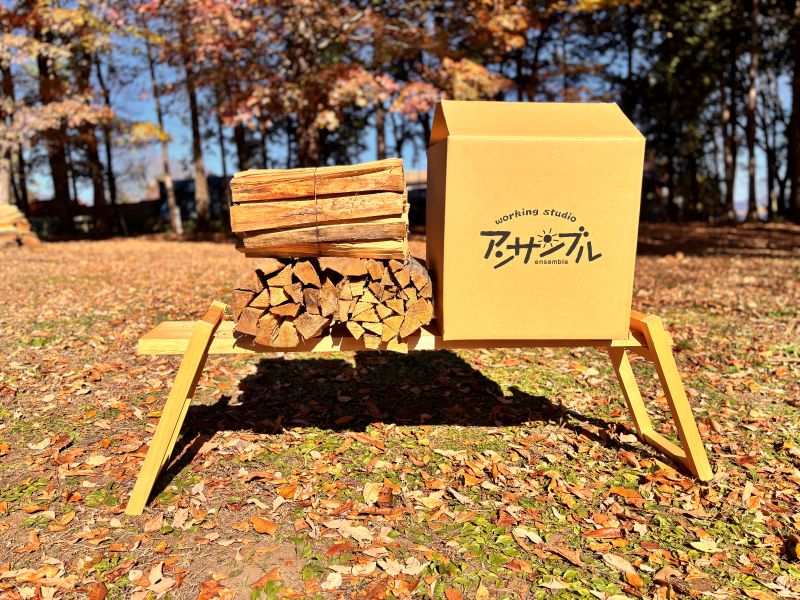 信州伊那谷産 松の薪（焚き付け用）1箱 4束入り 25kg相当×２箱｜松の薪 焚き付け 長野県 伊那市 キャンプ BBQ アウトドア【016-15】