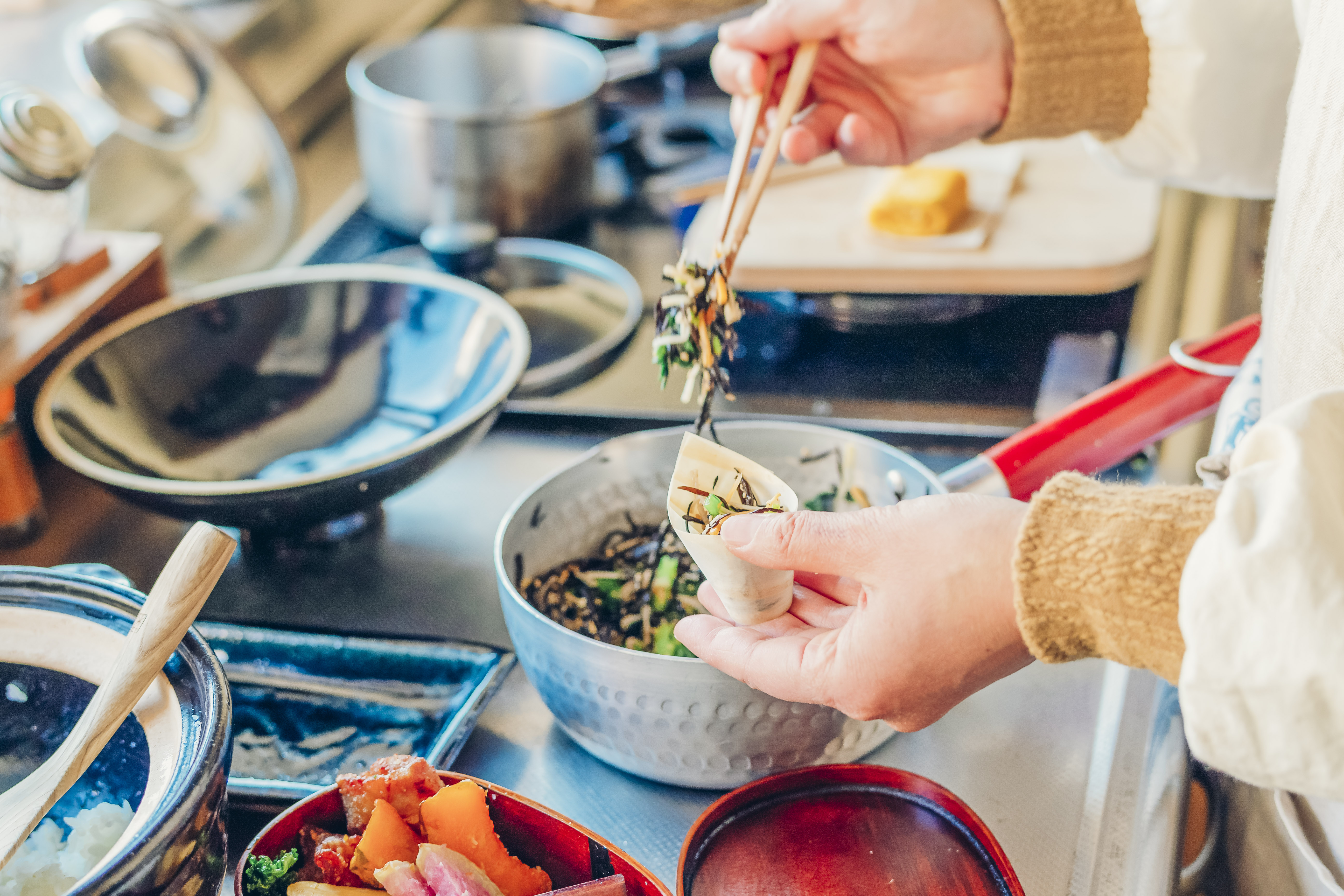 信州経木Shiki（short20/middle20+紐付）｜信州 伊那 包装材 お弁当 弁当 保存 包み ラッピング 森 森林 木 アカマツ 経木 伝統 料理【007-07】