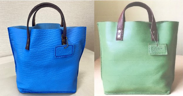 伊那谷産鹿革使用 ミニトートバッグ（革色を1つお選びください：赤、黒、白、茶、青、緑、黄）｜トートバック ミニトート 伊那 革 おしゃれ 選べる色 伊那 信州 長野県【062-01】