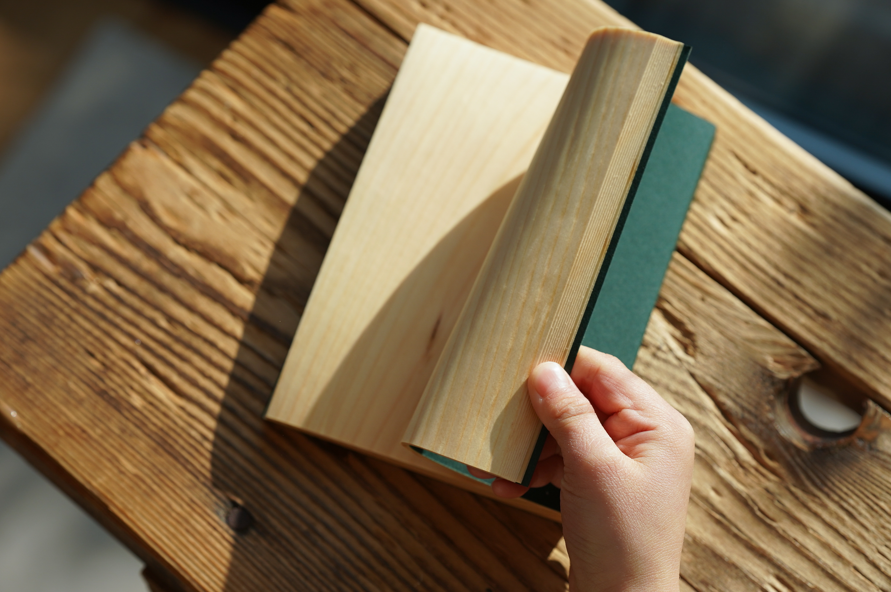 Shikibun 木のノート | 伊那市 信州 ふるさと納税 木材 木 ノート 文房具 経木【010-02】