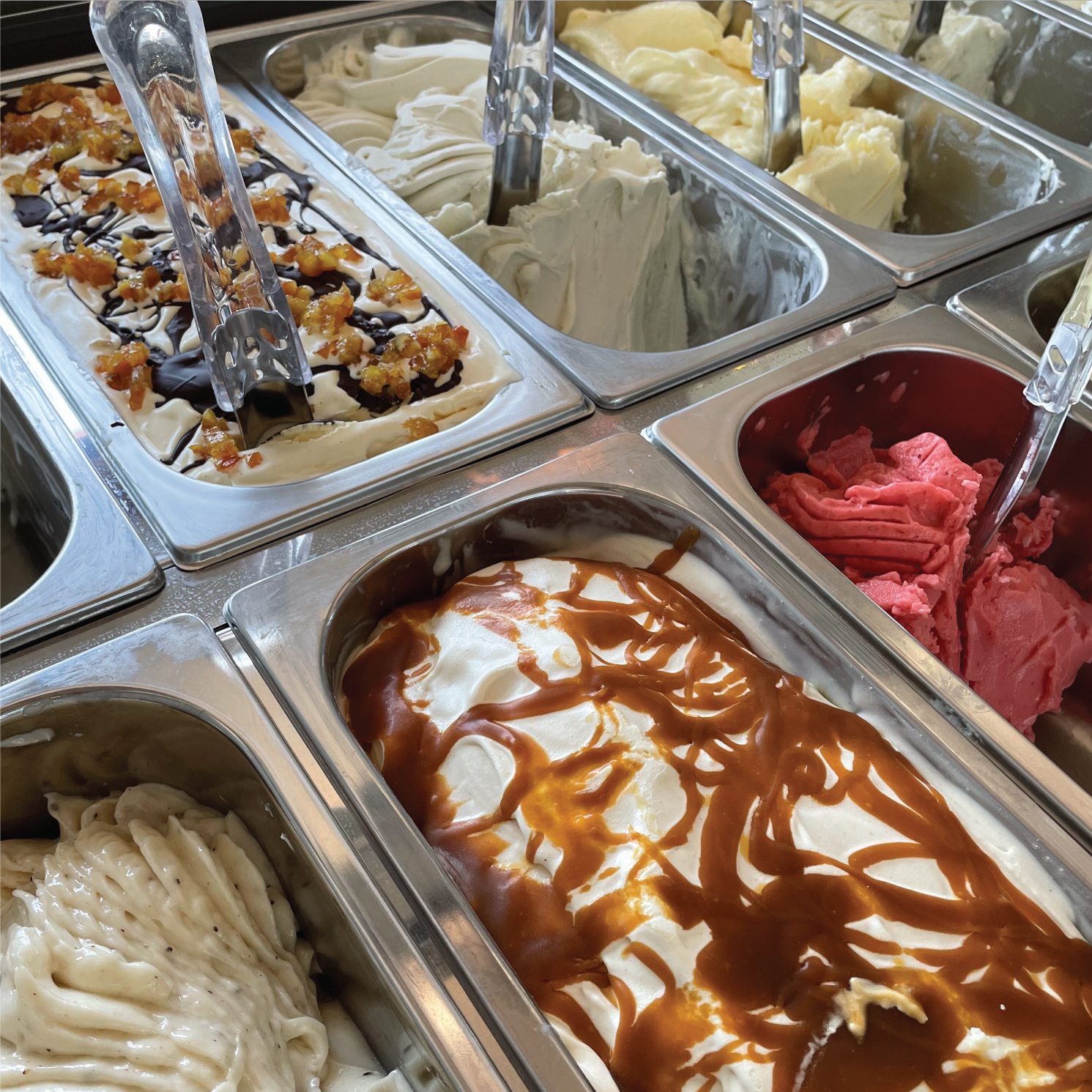 伊那 ご当地 人気 ジェラート 季節のおすすめ 130ml×8個セット（ミルク×1個、チョコレート×1個、宇治抹茶×1個、ココナッツパイン×1個他、季節のおすすめでランダム×4個）｜ジェラート アイス ご当地ジェラート 伊那ジェラート 伊那スイーツ 長野ジェラート 信州ジェラート 人気スイーツ 伊那 ふるさと納税【015-29】