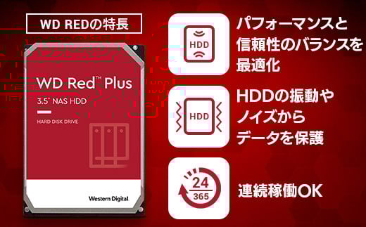 【079-11】ロジテック WD Red搭載 USB3.1(Gen1) / USB3.0/2.0 外付けハードディスク（HDD） 3TB ホワイト 【LHD-ENA030U3WRH】