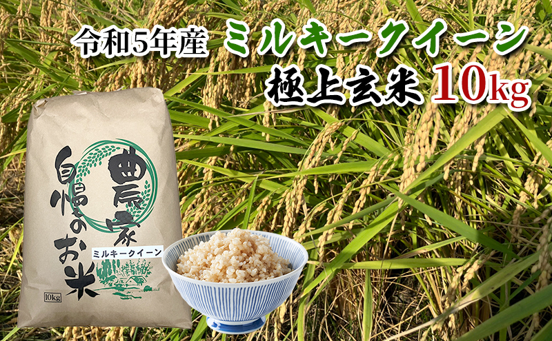 農家直送/令和5年産新米】長野県産「ミルキークイーン」（10kg）（炊飯