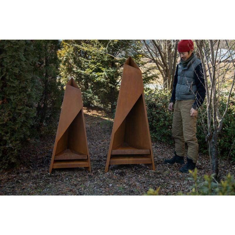 Tipi 150 駒ヶ根市 アウトドア キャンプ たき火台 焚火台 組立式 薪ストーブ ガーデンストーブ