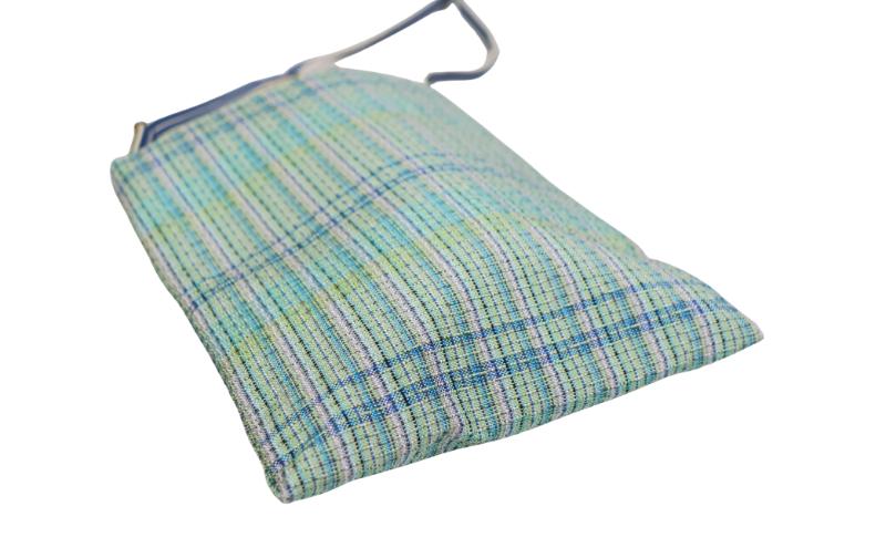 「伝統的工芸品」伊那紬 ミニショルダーバッグ 駒ヶ根市 ファッション