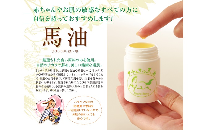 【ナチュラル馬油】馬油＆馬油せっけん「シンプルスキンケアセット」 美容 固形石鹸 石けん 