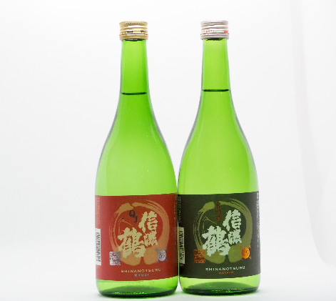 信濃鶴「純米大吟醸セット」（720ml×2本）  日本酒 純米大吟醸酒