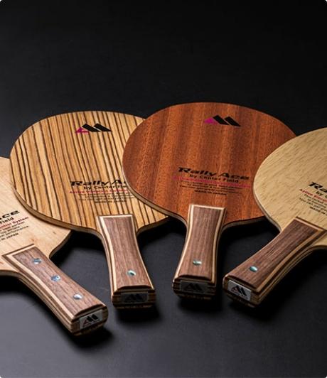 卓球ラケット RallyAce Arc Caster Ⅴ グリップST  | 卓球 ラケット RallyAce 木材 楓 リンバ ゼブラ アッシュ 選べる グリップ FL ST CP AN 長野県 塩尻市