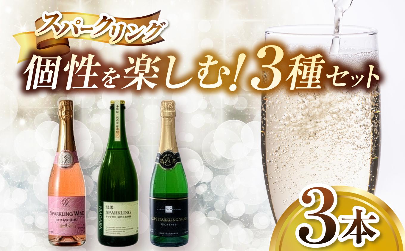 週末に楽しむ 大人の飲み比べ体験 個性を楽しむ塩尻スパークリング3選 | ワイン わいん ワイン スパークリングワイン お酒 おさけ 酒 さけ メルロ ロゼ ナイアガラ 五一わいん 林農園 アルプス 信濃ワイン 塩尻市 長野県 信州