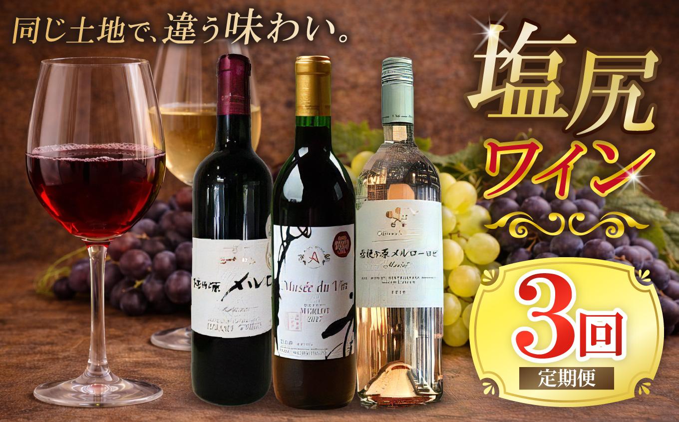 塩尻ワイン はじめての3回定期便 | ワイン わいん 塩尻ワイン ロゼ 赤ワイン 定期便 お酒 おさけ 酒 さけ メルロ メルロー 飲み比べ シャトー・メルシャン 五一わいん 塩尻市 長野県 信州