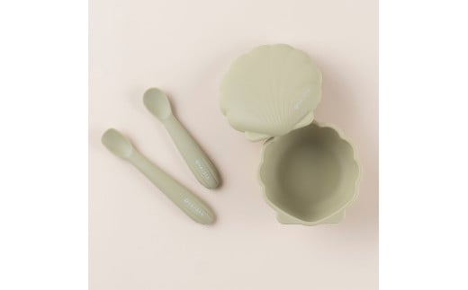 ケラッタ ベビー食器 3点セット（シーウィードグリーン） | ケラッタ kerata 赤ちゃん ベビー 日用品 食器 ベビー食器 ベビー用品 マタニティ 出産祝い ギフト 長野県 塩尻市