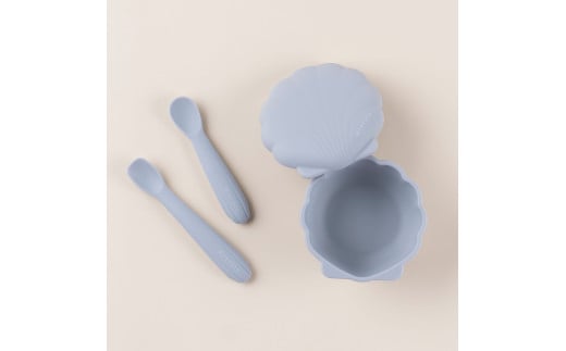 ケラッタ ベビー食器 3点セット（シーグラスブルー） | ケラッタ kerata 赤ちゃん ベビー 日用品 食器 ベビー食器 ベビー用品 マタニティ 出産祝い ギフト 長野県 塩尻市