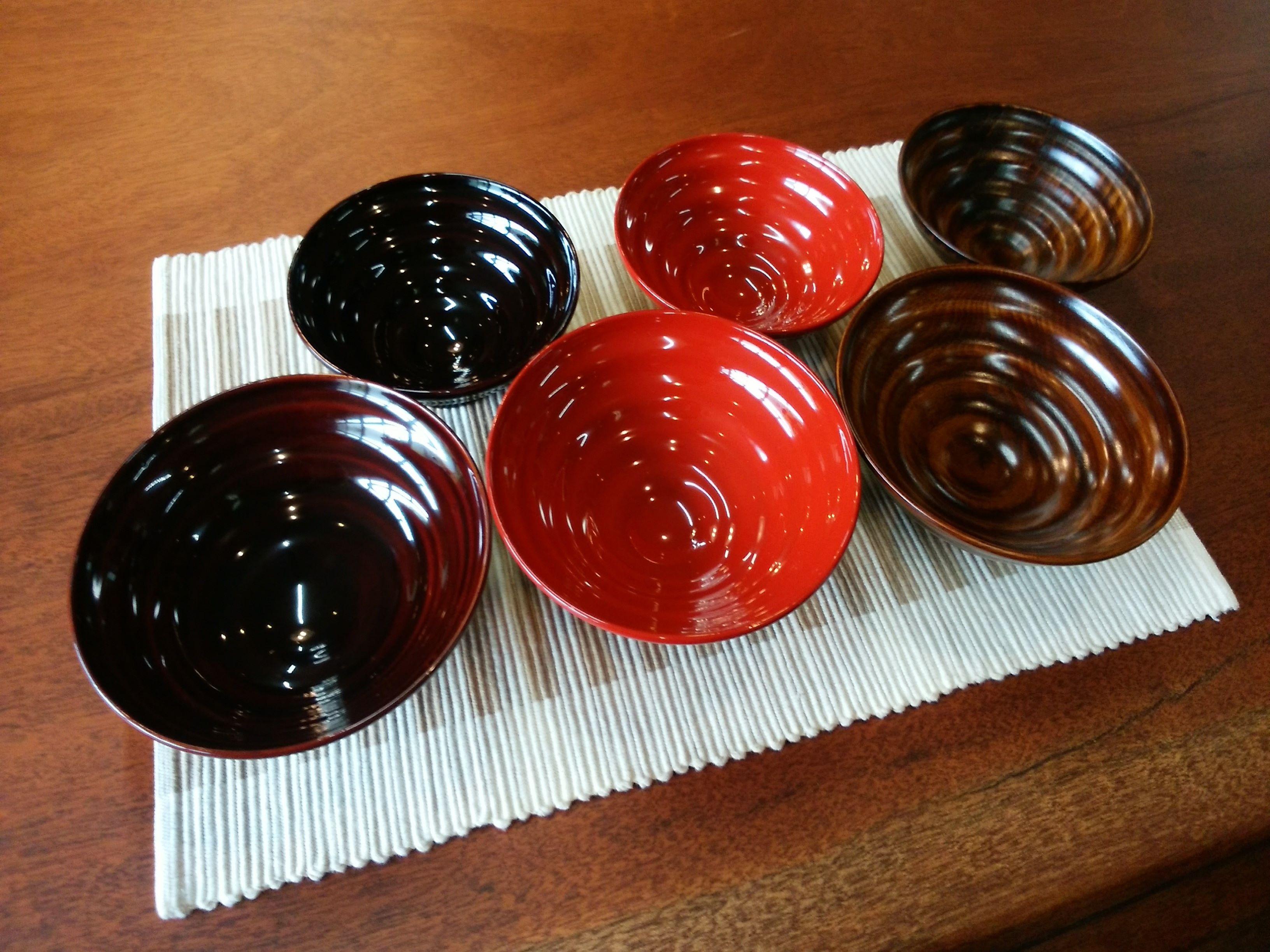 ≪木曽漆器≫ ハンノキ 飯椀 （小） 【朱】 | 日用品 ハンノキ 父の日 飯椀 茶碗 お茶碗 食器 モダン 和モダン 漆器 木曽漆器 信州 木曽 木曾 木製 朱塗 長野県 塩尻市