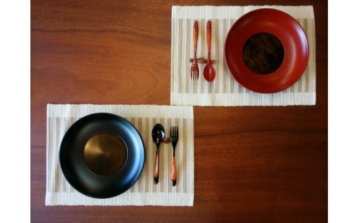 ≪木曽漆器≫ 8.0 パスタ皿 【 黒 】 | 日用品 食器 皿 漆器 お皿 パスタ皿 プレート モダン 和モダン 黒 木曽漆器 信州 木曽 木曾 長野県 塩尻市