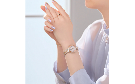 【Ladies'】 SEIKO SSQW082 ルキア グロウ (ソーラー電波) | セイコー ルキア ソーラー 腕時計 時計 ウオッチ ダイヤ クリスタル ガラス レディース 防水 長野県 塩尻市