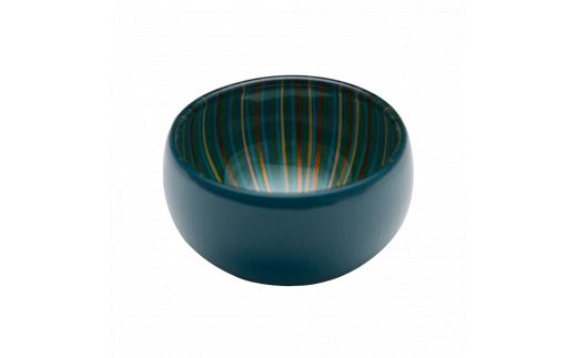 百色 蕾 クリスタルボウル（S 空） | 百色 ひゃくしき 蕾 盃 漆硝子 ガラス 漆 器 ボウル 手仕事 長野県 塩尻市