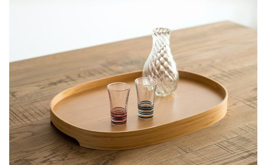 百色 彩雲 盃（大 緑黄） | 百色 ひゃくしき 彩雲 盃 漆ガラス 硝子 漆 酒器 手仕事 長野県 塩尻市