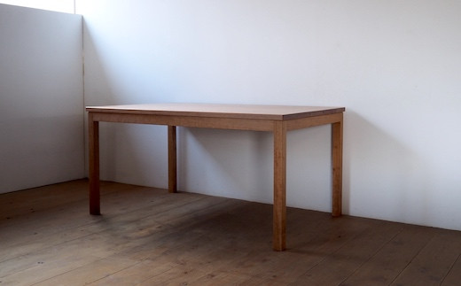 チェリー無垢材 ダイニングテーブルbt-5≪出荷時期：受注後、約5ケ月で出荷予定≫｜チェリー無垢材 チェリー材 無垢材 ダイニングテーブル テーブル 家具 長野県 塩尻｜