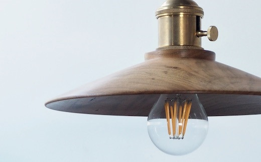 長野県産山桜ペンダントライト ≪出荷時期：受注後、約4ヶ月ほどで発送予定≫ | 国産 山桜 ペンダントライト ライト 天然木　無垢材 照明 長野県 塩尻市