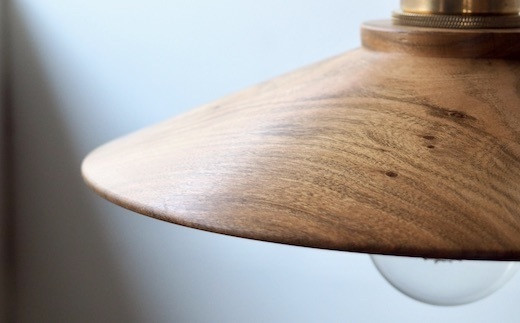 長野県産山桜ペンダントライト ≪出荷時期：受注後、約4ヶ月ほどで発送予定≫ | 国産 山桜 ペンダントライト ライト 天然木　無垢材 照明 長野県 塩尻市