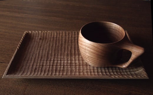 ククサ 長野県産山桜マグカップ ≪出荷時期：受注後4ヶ月ほどで発送予定≫ | マグカップ カップ 山桜 ククサ 雑貨 無垢材 木製 食器 ギフト 撥水性 耐熱性 塩尻市 長野県