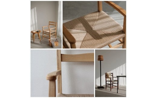 ≪ナチュラルモダン おしゃれ なインテリアに≫ シェーカースタイル アームチェアー （1脚）（タモ材） | アームチェア アームチェアー ウォールナット 木材 木製 家具 インテリア お洒落 塩尻市 長野県