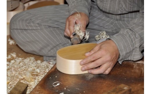 木曽ひのき小判メンパ