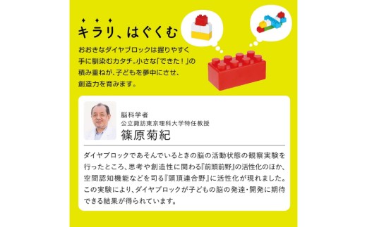 おおきなダイヤブロック はじめてのブロックあそび　ボックス ｜ブロック おもちゃ ギフト プレゼント 誕生日 知育玩具 知育 国産 オモチャ diablock ダイヤブロック OD-02