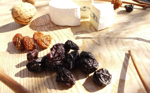 ぶどう農家のセミドライぶどう5品種5袋(各50g)|巨峰、シャインマスカット、ナガノパープルなど【秀果園】