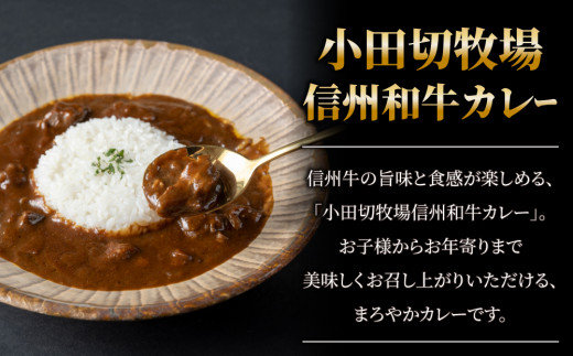 【６回定期便】小田切牧場信州和牛カレー5個セット