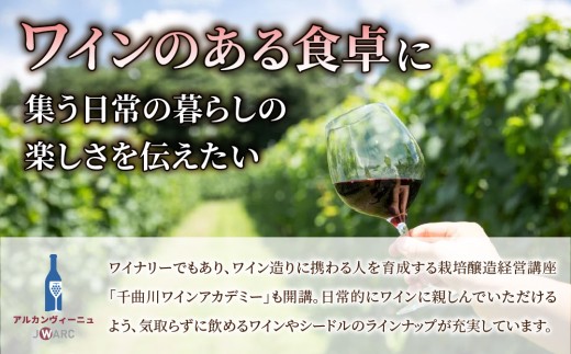 【アルカンヴィーニュ】定番ワイン 赤白2本セット (シャルドネ・メルロー)_ ｜ ワインセット 辛口 お酒 ギフト プレゼント 果実酒 瓶 国産 信州 長野県東御市 飲み比べ 日本ワイン 長野ワイン 東御ワイン ミディアム 人気
