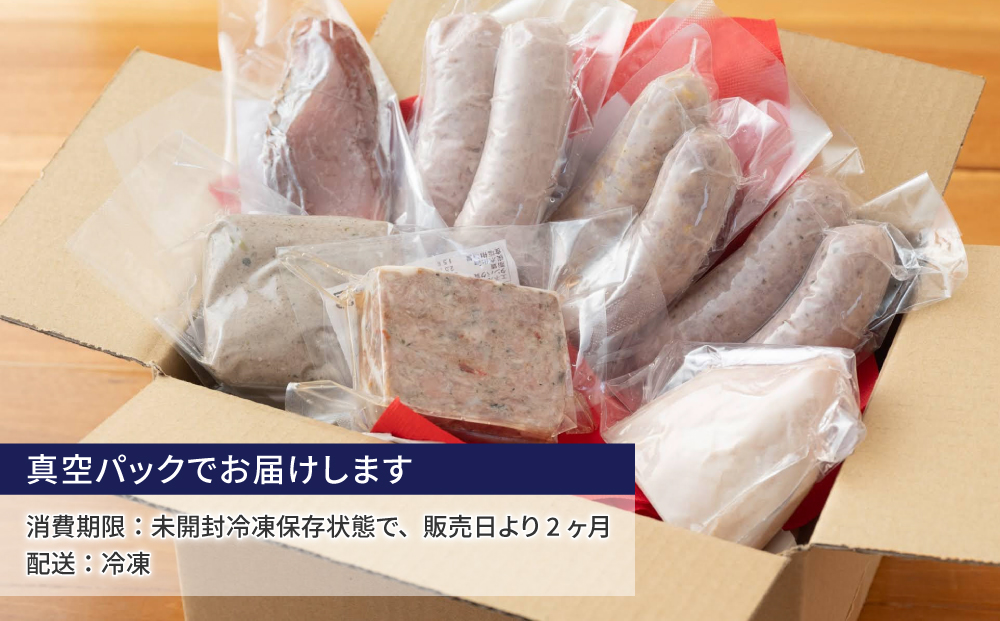 【4回頒布会】季節のソーセージとハムのバラエティセット｜自家製ソーセージハム男