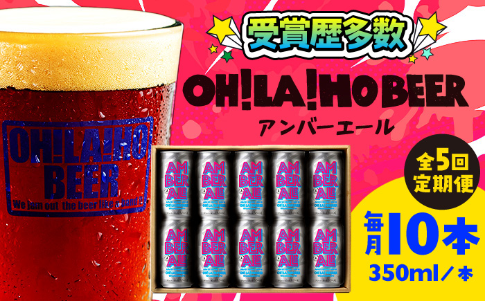 【5回定期便】アンバーエール10本定期便 クラフトビール