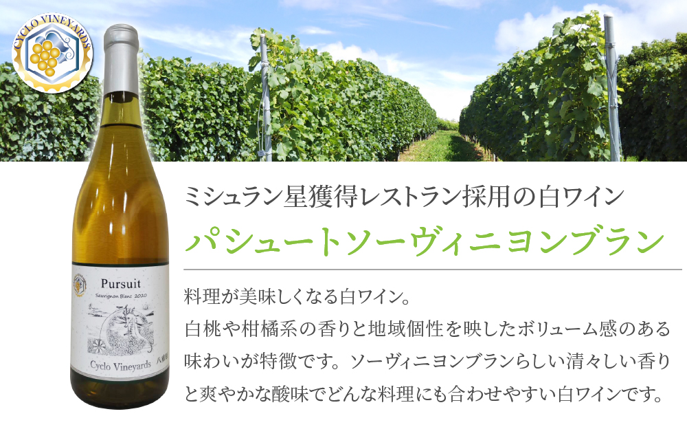 凍霜害 応援!!　ミシュラン採用の白ワインを飲み比べ【496ワイナリー】
